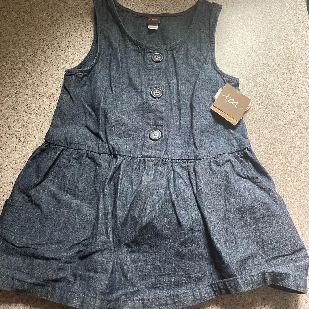 NWT Tea Chambray Jumper- 2T